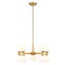 Z-Lite Artemis Chandelier, 10-Light, 25 In.W x 12.75 In.H, Modern Gold/Matte Opal 494-10MGLD - alternate 1